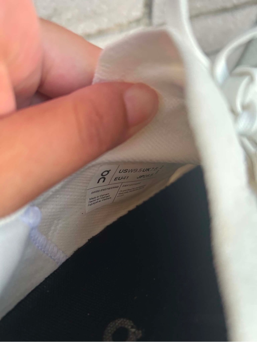 On Running White Lace-Up Running Sneaker - Picture 6 of 8